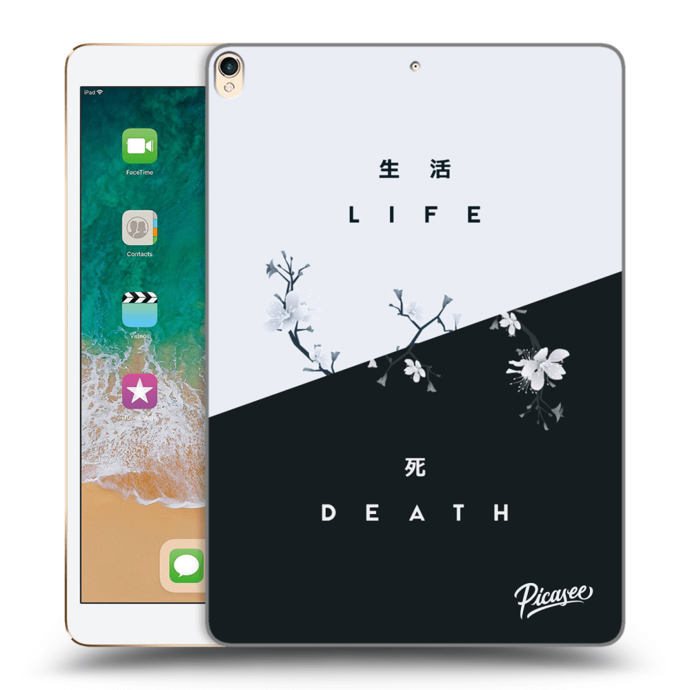 Picasee husă transparentă din silicon pentru Apple iPad Pro 10.5" 2017 (2. gen) - Life - Death