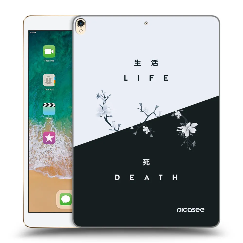 Picasee husă transparentă din silicon pentru Apple iPad Pro 10.5" 2017 (2. gen) - Life - Death