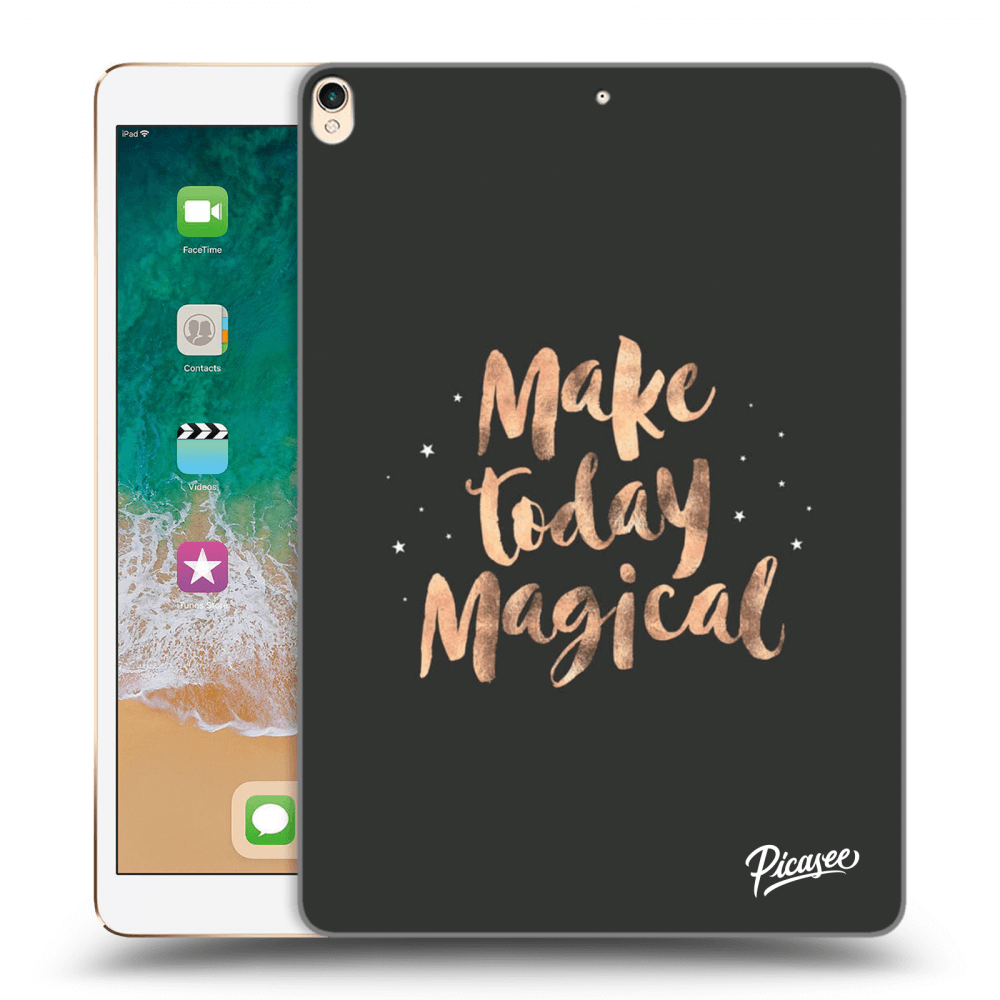 Picasee husă neagră din silicon pentru Apple iPad Pro 10.5" 2017 (2. gen) - Make today Magical