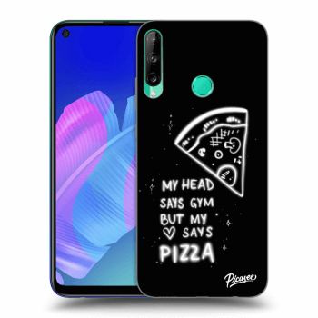 Picasee husă transparentă din silicon pentru Huawei P40 Lite E - Pizza