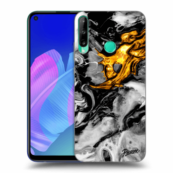 Husă pentru Huawei P40 Lite E - Black Gold 2