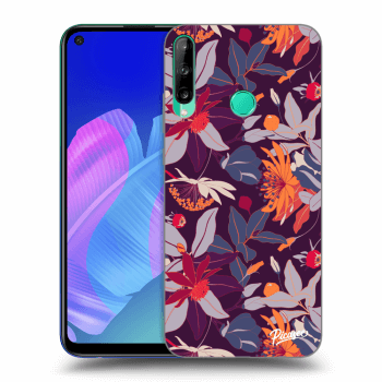 Husă pentru Huawei P40 Lite E - Purple Leaf