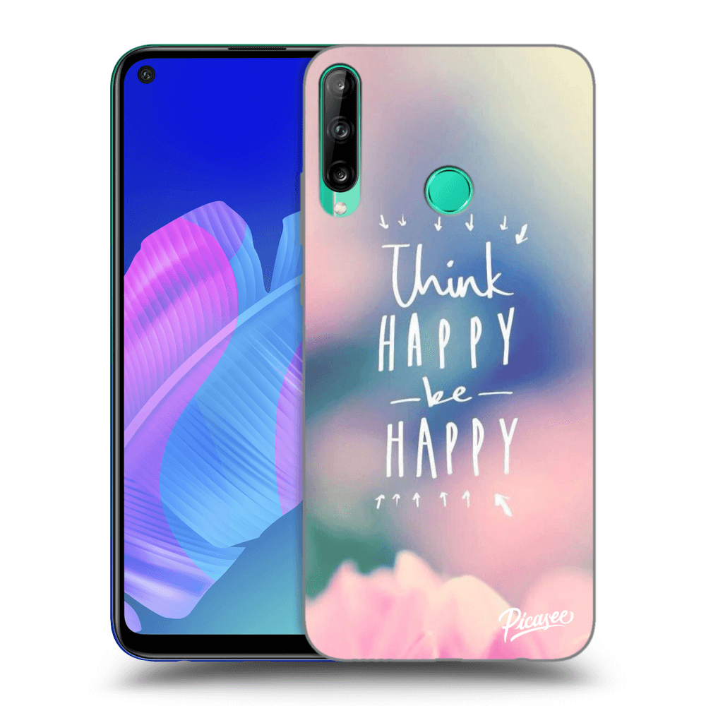 Picasee husă transparentă din silicon pentru Huawei P40 Lite E - Think happy be happy