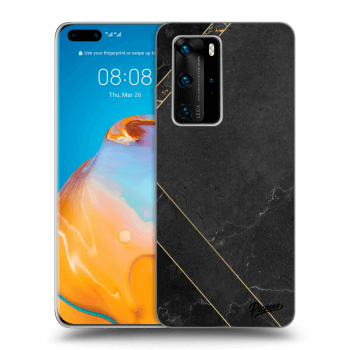 Husă pentru Huawei P40 Pro - Black tile