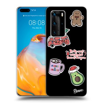 Husă pentru Huawei P40 Pro - Christmas Stickers