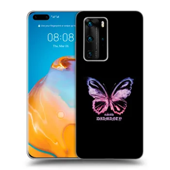 Husă pentru Huawei P40 Pro - Diamanty Purple