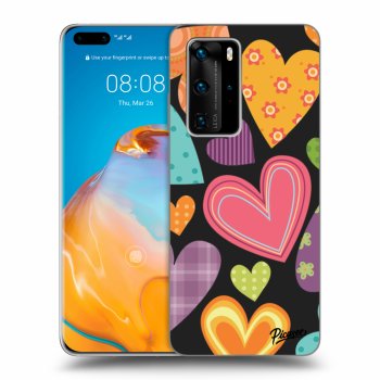 Husă pentru Huawei P40 Pro - Colored heart