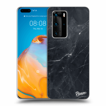 Husă pentru Huawei P40 Pro - Black marble