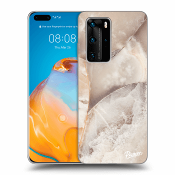 Husă pentru Huawei P40 Pro - Cream marble