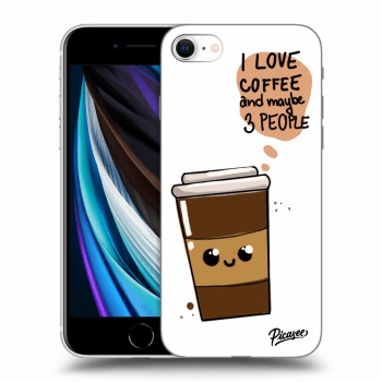 Picasee ULTIMATE CASE pentru Apple iPhone SE 2020 - Cute coffee