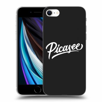 Picasee husă neagră din silicon pentru Apple iPhone SE 2020 - Picasee - White