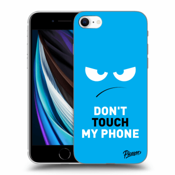 Picasee ULTIMATE CASE pentru Apple iPhone SE 2020 - Angry Eyes - Blue