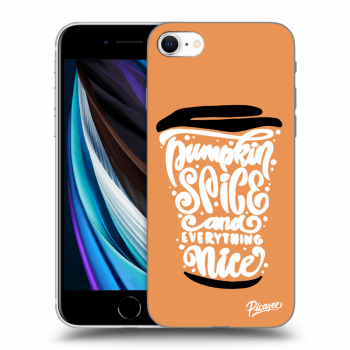 Husă pentru Apple iPhone SE 2020 - Pumpkin coffee
