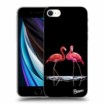 Husă pentru Apple iPhone SE 2020 - Flamingos couple