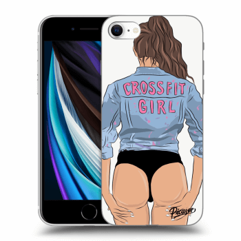 Picasee ULTIMATE CASE pentru Apple iPhone SE 2020 - Crossfit girl - nickynellow