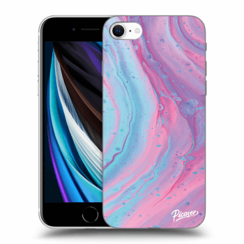 Husă pentru Apple iPhone SE 2020 - Pink liquid