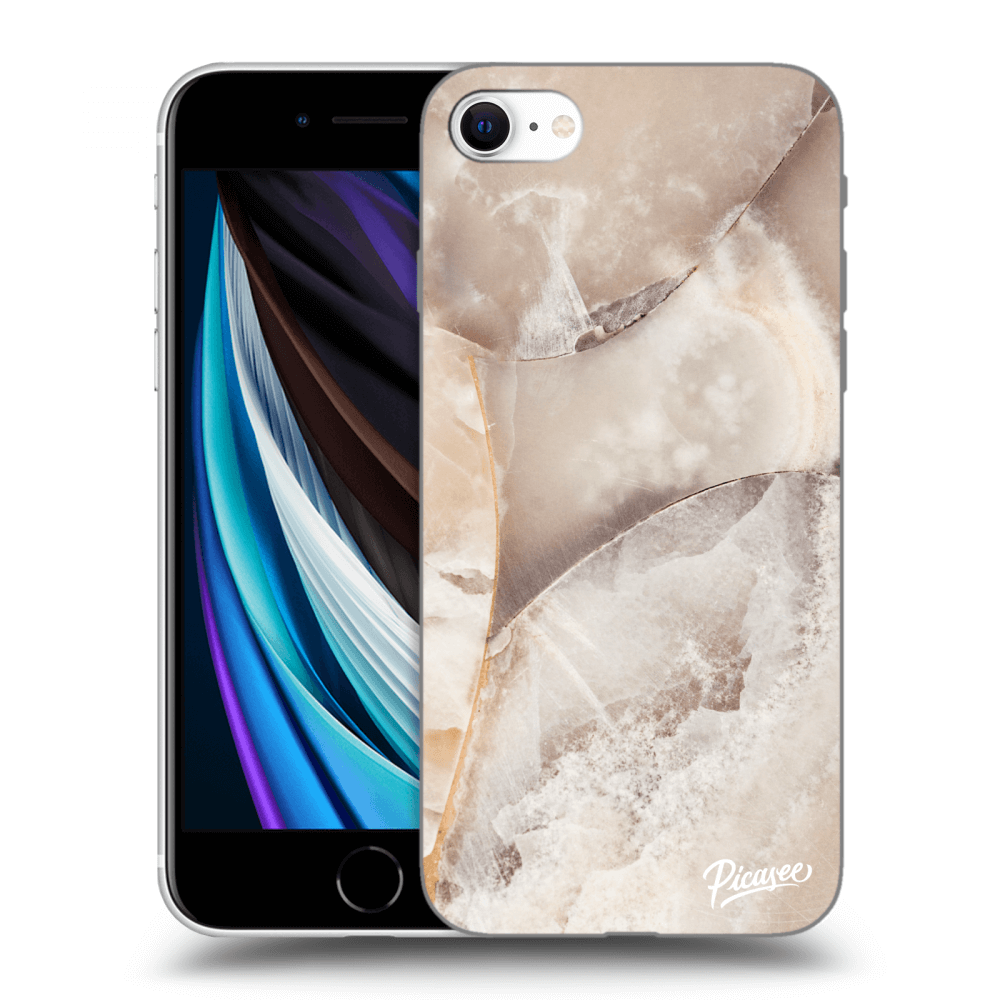 Picasee ULTIMATE CASE pentru Apple iPhone SE 2020 - Cream marble