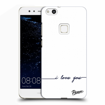 Picasee husă transparentă din silicon pentru Huawei P10 Lite - I love you