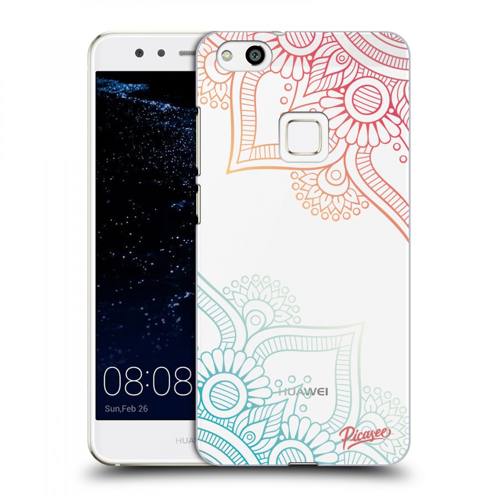 Picasee husă transparentă din silicon pentru Huawei P10 Lite - Flowers pattern