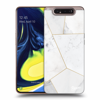 Husă pentru Samsung Galaxy A80 A805F - White tile