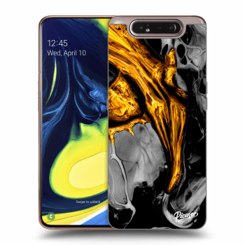 Husă pentru Samsung Galaxy A80 A805F - Black Gold