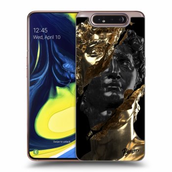 Husă pentru Samsung Galaxy A80 A805F - Gold - Black