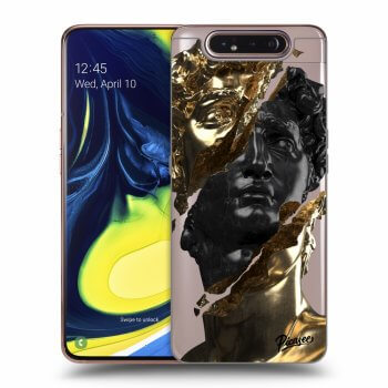 Husă pentru Samsung Galaxy A80 A805F - Gold - Black