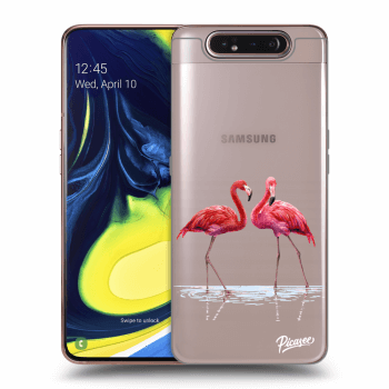 Husă pentru Samsung Galaxy A80 A805F - Flamingos couple