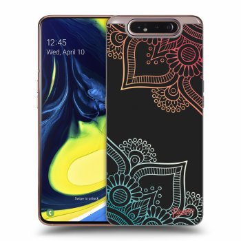 Husă pentru Samsung Galaxy A80 A805F - Flowers pattern