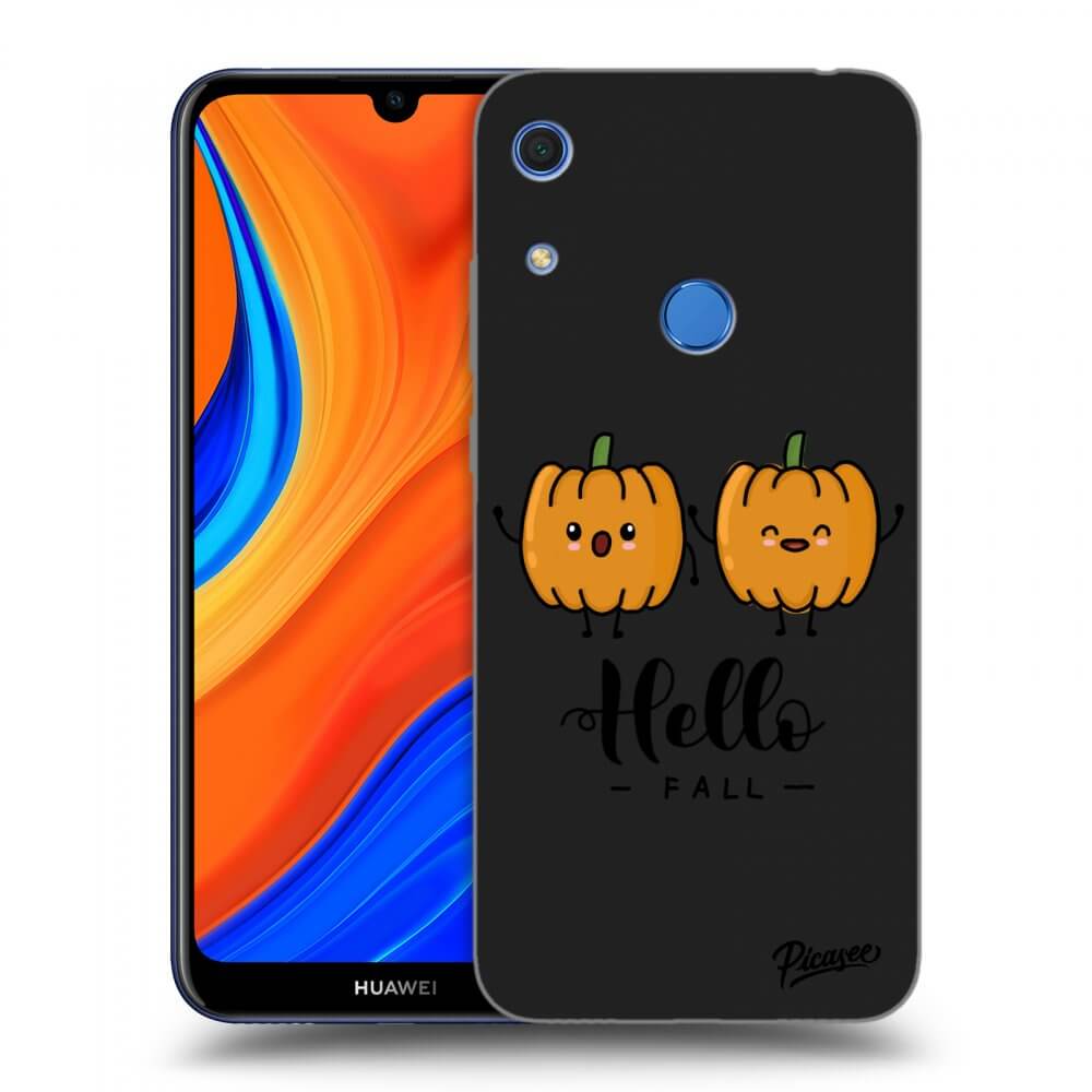 Picasee husă neagră din silicon pentru Huawei Y6S - Hallo Fall
