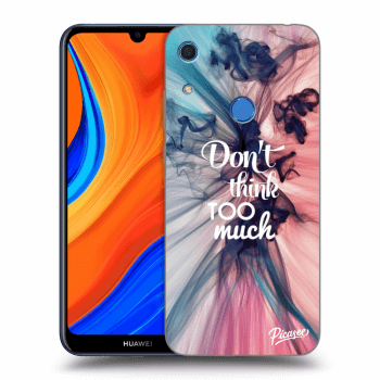 Picasee husă neagră din silicon pentru Huawei Y6S - Don't think TOO much