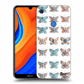 Picasee husă transparentă din silicon pentru Huawei Y6S - Butterflies
