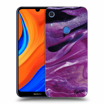 Husă pentru Huawei Y6S - Purple glitter