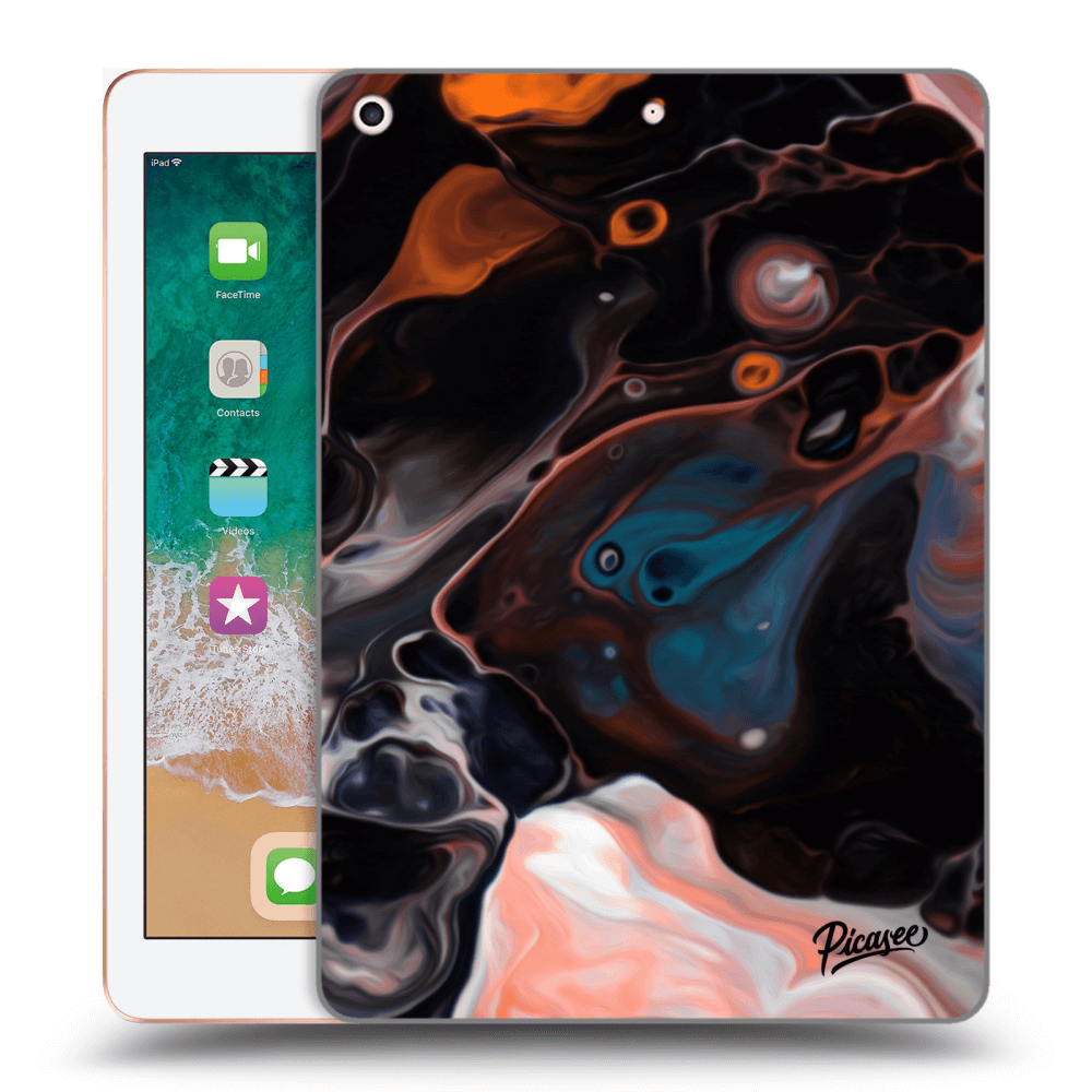 Picasee husă transparentă din silicon pentru Apple iPad 9.7" 2018 (6. gen) - Cream