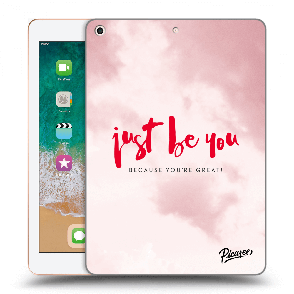Picasee husă transparentă din silicon pentru Apple iPad 9.7" 2018 (6. gen) - Just be you