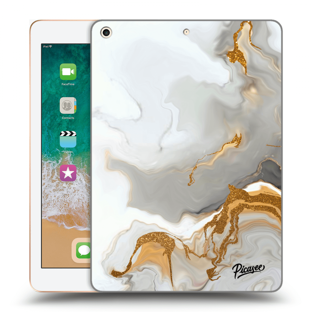 Picasee husă transparentă din silicon pentru Apple iPad 9.7" 2018 (6. gen) - Her