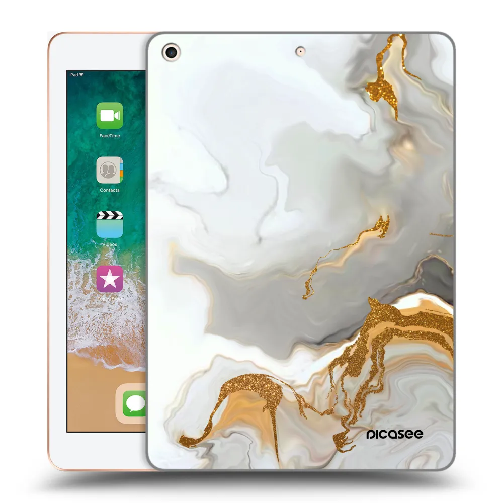 Picasee husă transparentă din silicon pentru Apple iPad 9.7" 2018 (6. gen) - Her