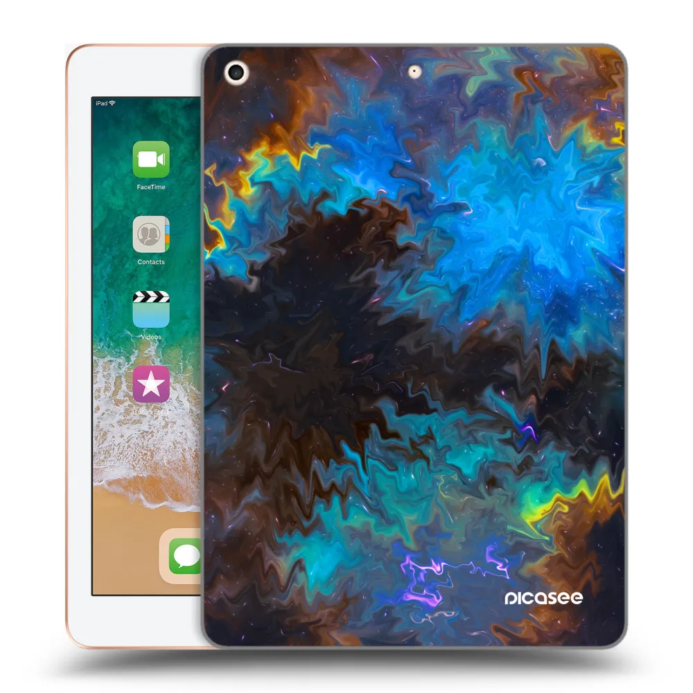 Picasee husă transparentă din silicon pentru Apple iPad 9.7" 2018 (6. gen) - Space