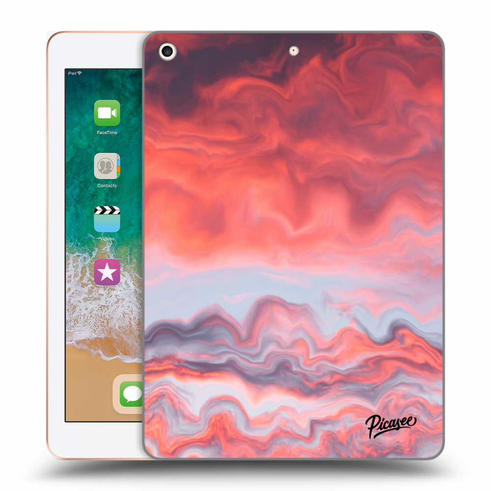 Picasee husă neagră din silicon pentru Apple iPad 9.7" 2018 (6. gen) - Sunset