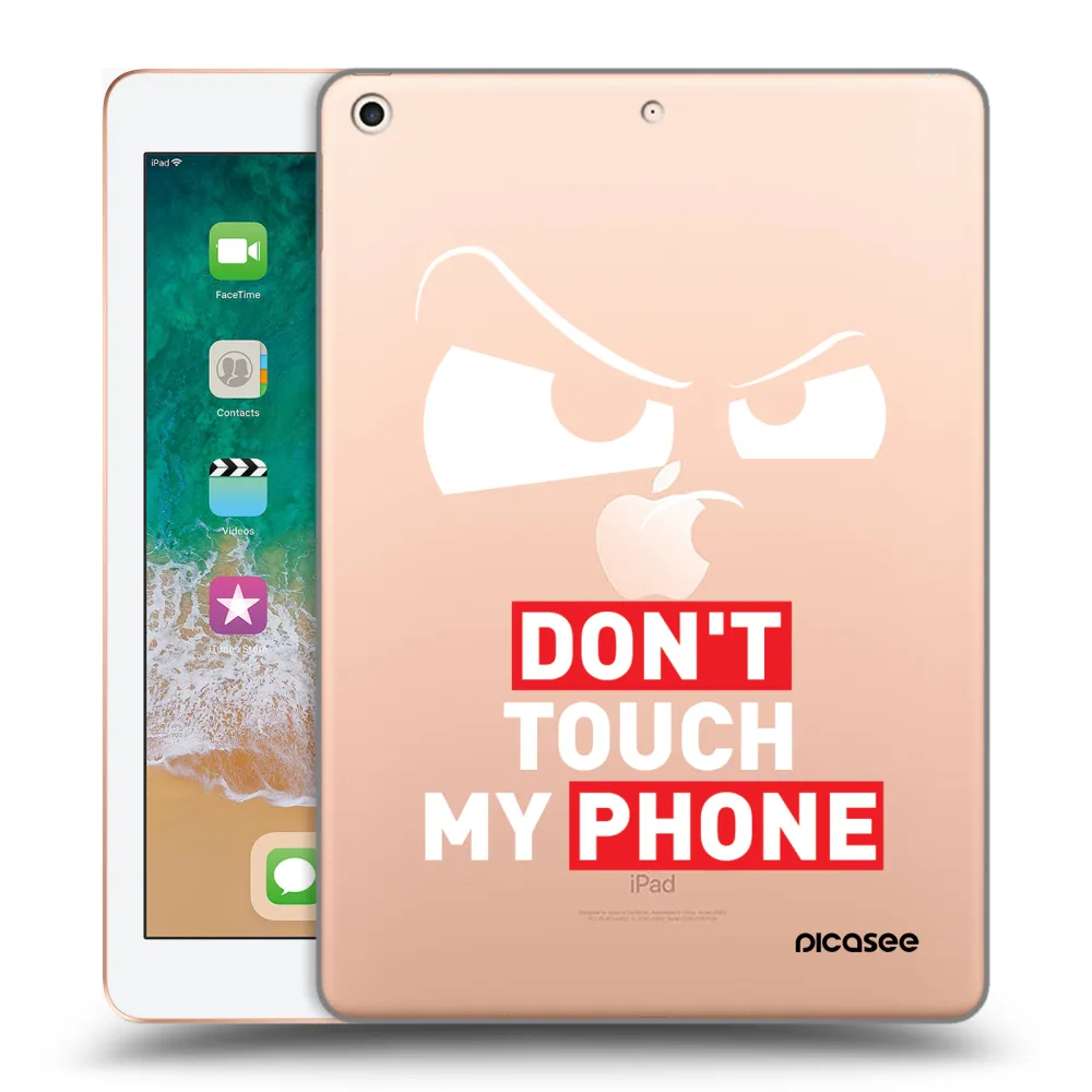Picasee husă transparentă din silicon pentru Apple iPad 9.7" 2018 (6. gen) - Cloudy Eye - Transparent