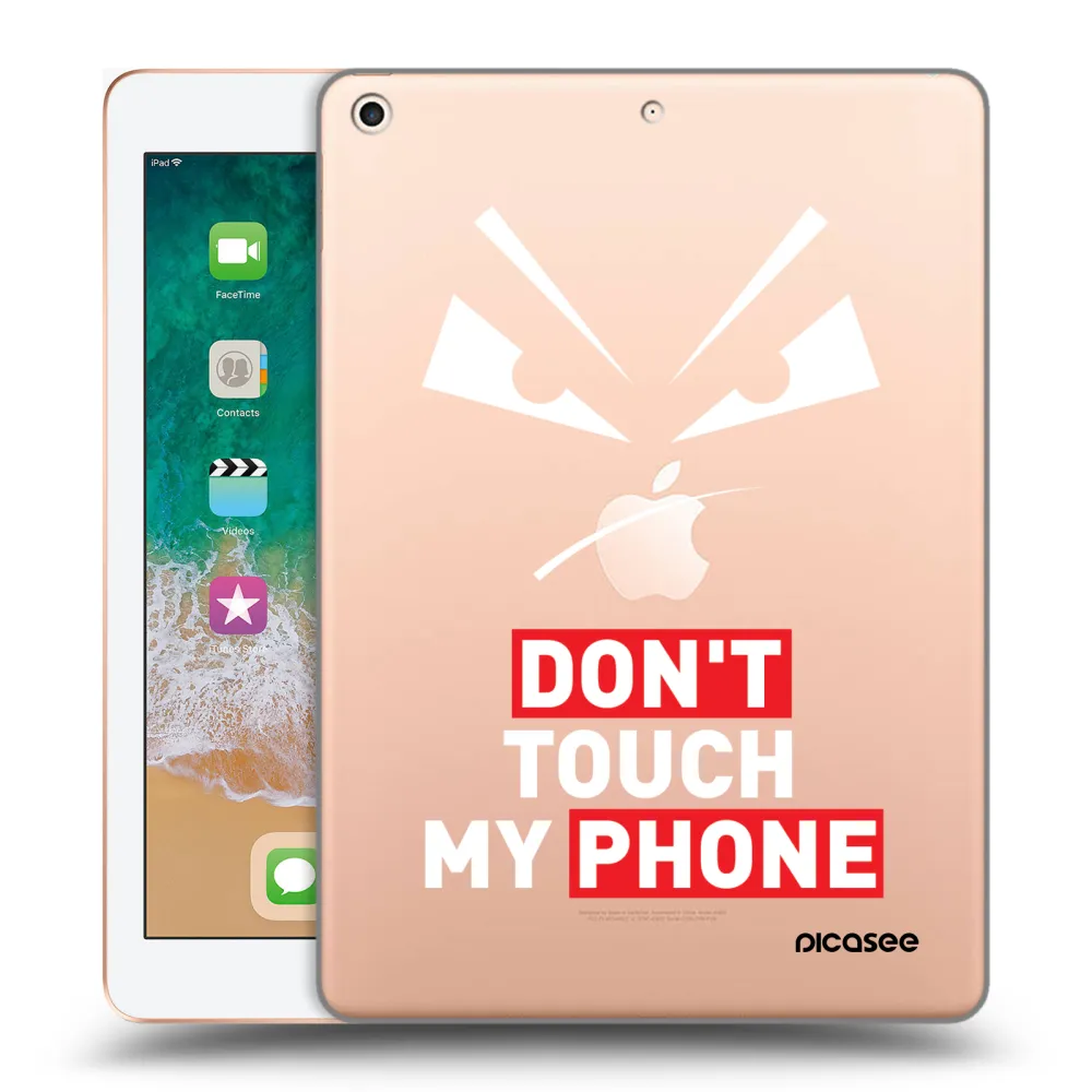 Picasee husă transparentă din silicon pentru Apple iPad 9.7" 2018 (6. gen) - Evil Eye - Transparent