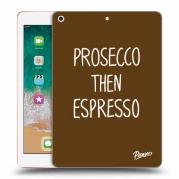 Husă pentru Apple iPad 9.7" 2018 (6. gen) - Prosecco then espresso