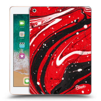 Husă pentru Apple iPad 9.7" 2018 (6. gen) - Red black