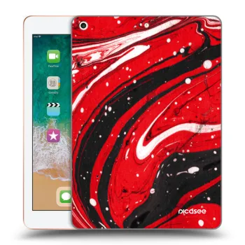 Husă pentru Apple iPad 9.7" 2018 (6. gen) - Red black