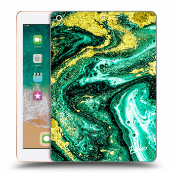 Husă pentru Apple iPad 9.7" 2018 (6. gen) - Green Gold