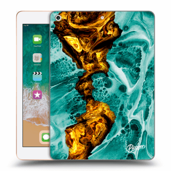 Picasee husă transparentă din silicon pentru Apple iPad 9.7" 2018 (6. gen) - Goldsky