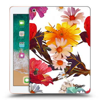 Picasee husă transparentă din silicon pentru Apple iPad 9.7" 2018 (6. gen) - Meadow