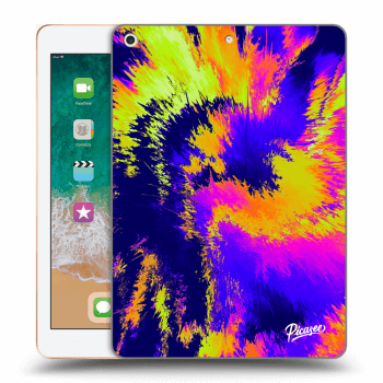 Picasee husă transparentă din silicon pentru Apple iPad 9.7" 2018 (6. gen) - Burn
