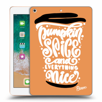 Husă pentru Apple iPad 9.7" 2018 (6. gen) - Pumpkin coffee