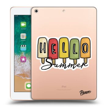 Picasee husă transparentă din silicon pentru Apple iPad 9.7" 2018 (6. gen) - Ice Cream